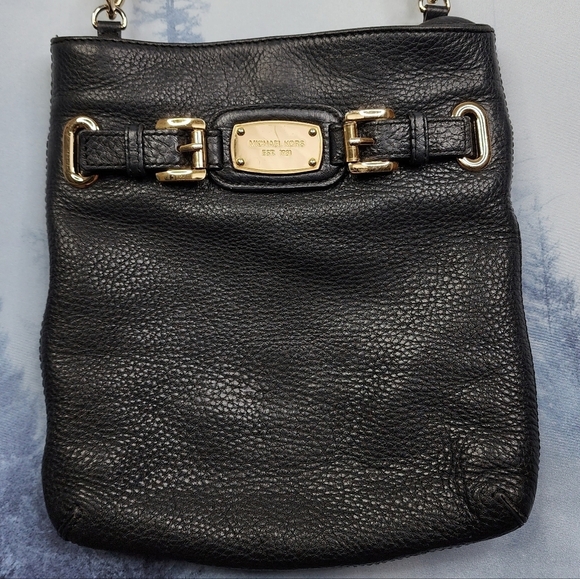 MICHAEL Michael Kors Black Pebbled Leather Bag - Picture 3 of 15